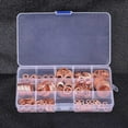 thumbnail image 1 of Crush Washers,280pcs 12 Sizes Assorted Copper Seal Copper Flat Rings Exceptional Craftsmanship, 1 of 14