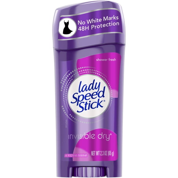 Lady Speed Stick Invisible Dry Antiperspirant And Deodorant, Shower Fresh - 2.3 oz