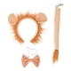 thumbnail image 5 of Conjunto de disfraz de orejas de cola de león de Halloween para niños, Cosplay, banda decorativa para el pelo de león para niños, diadema, pajarita, 5 of 8