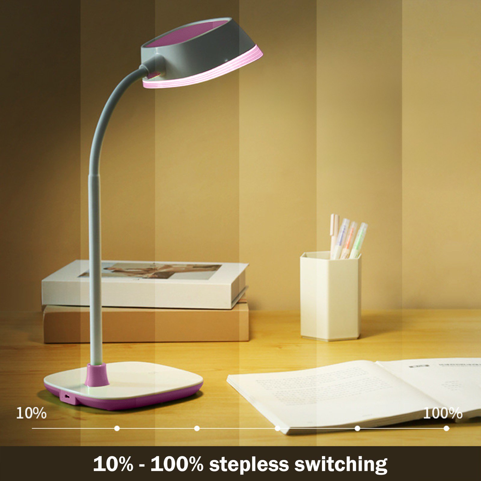 LIA - Petite lampe de bureau avec porte-stylo Confortable Décoratif LIA - Petite lampe de bureau avec porte-stylo Confortable Décoratif