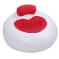thumbnail image 1 of Fauteuil Canapé Gonflable Robuste et Résistant à l'Usure, Forme de Cœur Décorative en Peluche Légère pour Salon, Idéal pour les Rassemblements Extérieurs, 1 of 7