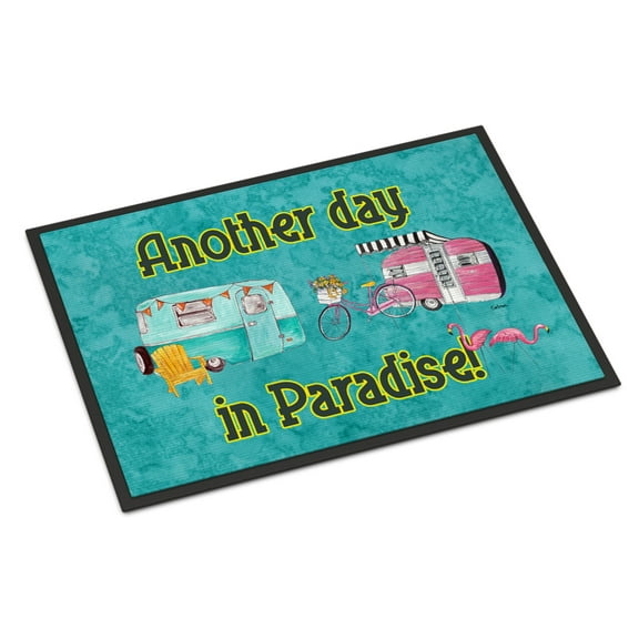 Another Day in Paradise Doormat 24x36