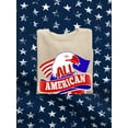 thumbnail image 3 of All American King 4Th July Sweatshirt Men -Image by Shutterstock, Male x-Large, 3 of 4