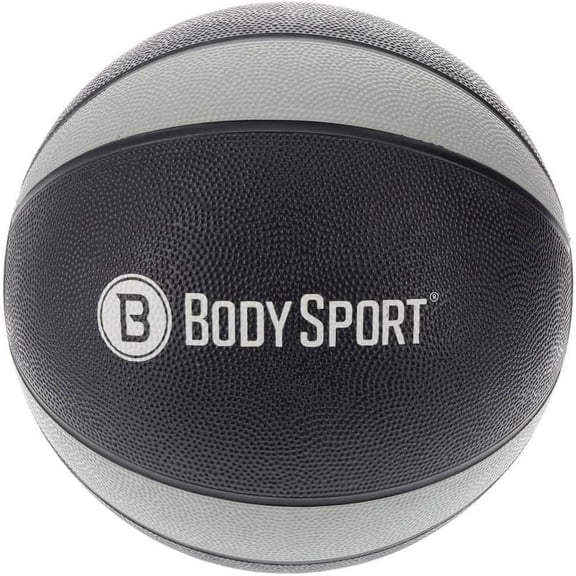 Body Sport Medicine Ball – Weighted Exercise Ball – at-Home Gym Equipment – Fitness Workout Ball – Cardio & Torso Strength Training