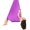 thumbnail image 1 of Coofit Kids Therapy Swing Nylon 3.28ft Elastic Solid Color Snuggle Swing Cuddle Hammock, 1 of 1
