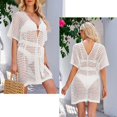 thumbnail image 5 of ANINEO Women Swimwear Mid Length Sleeve Pullover Plus Size Viscose Dress For Prayer Classic Hawaii Summer Tropical Brazilian Beachwear, 5 of 5