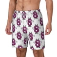 thumbnail image 2 of Uemuo Cute Number 8 Pattern Mens Swim Trunks Quick Dry Board Shorts with Mesh Lining, Stretch Beach Shorts Quick Dry No-Chafing Board Shorts-XX-Large, 2 of 9