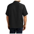 thumbnail image 3 of Yellow Rooster Men's Short Sleeve Easy Care Camp Male Shirt Black XS, 3 of 6