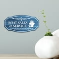 thumbnail image 2 of Victorian Plus Boat Sales & Service Wall or Door Sign | Harbor Marina Signage -Small, 2 of 8