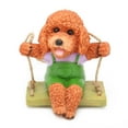 thumbnail image 4 of Hanging Resin Crafts, Swing Animal Hanging Cute  For Garden Terrace For Kids Childrene For Girls For Yard And Porch Brown, 4 of 8