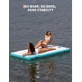 thumbnail image 2 of Bingirl Inflatable Pontoon Dock: Thicken Air Dock Floating Platform, Nonslip Surface, Rope Ladder, Suitable for Adults in Lake, Beach, Pool, and Ocean, 2 of 7