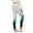 Green, variant on Yoga Pants Women High Waist Lifting Stretchy Breathable Slim Fit Stylish Print Gym Pants for Workout Wear Black L