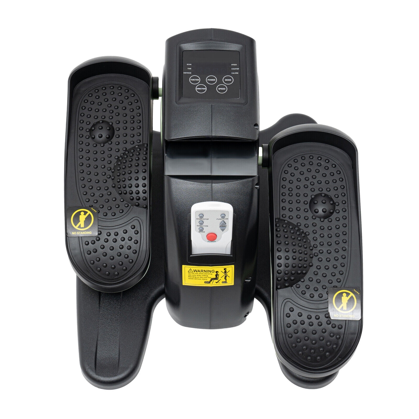 Electric Elliptical Trainer with Adjustable Speeds & Remote Control, Foot Pedal Machine for Leg Rehabilitation & Exercise, LCD Display, Compact & Quiet