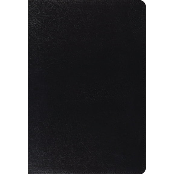 ESV Giant Print Thinline Bible, Red Letter (Genuine Leather, Black), (Hardcover)