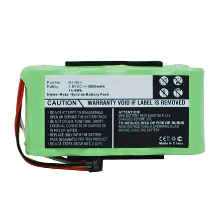 

Batteries N Accessories BNA-WB-H7377 Survey Battery - Ni-MH 4.8V 3000 mAh Ultra High Capacity Battery - Replacement for Fluke B11483 Battery