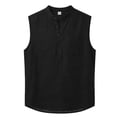 thumbnail image 6 of Dagugfen Summer Tank Tops for Men Henley Neck Sleeveless Lightweight Breathable Henley Shirts Casual Daily Wear Tops with Pocket, 6 of 9