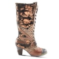 thumbnail image 5 of L`Artiste Malagie-croco Women's Lace-up Boot with Hand-painted Leather Comfort, 5 of 7