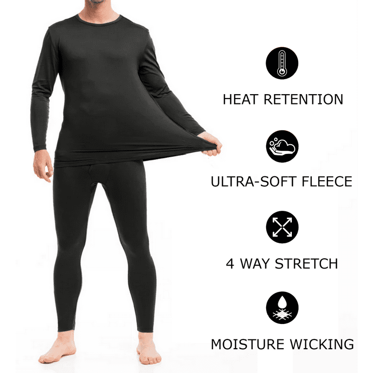 Mens fleece lined base layer hotsell