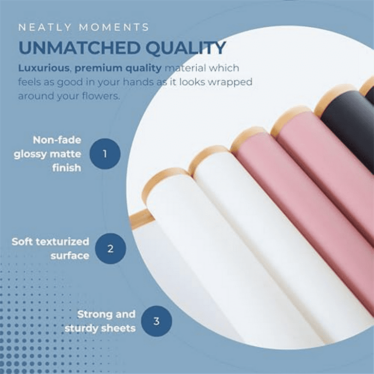 Flower Wrapping Paper, Bouquet Paper