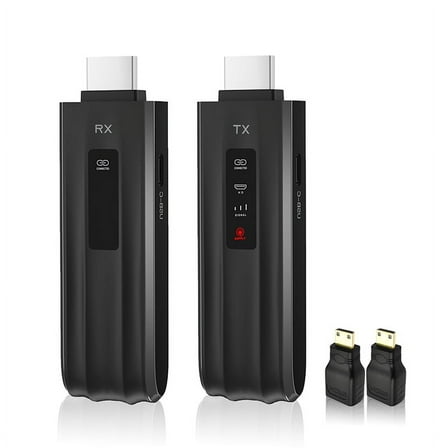 1080P 50M 5.8G -Compatible Wireless Video Transmitter Receiver Extender Adapter Dongle Kit for Laptop PC to TV