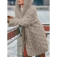thumbnail image 3 of Gvmfive Women Knit Outerwear Open Front Cardigan Chunky Coat Sweater Jackets, 3 of 4