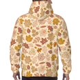 thumbnail image 3 of Bingfone Fall Leaves Men's Drawstring Hoodie Long Sleeve Pocket Sweatshirts-X-Large, 3 of 6