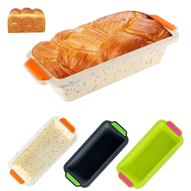 Gwong hogar Herramienta de cocción de coches de cocción de molde para pastel rectángulo de acero inoxidable de acero inoxidable de bricolaje Gwong 21056359