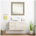 thumbnail image 7 of Amanti Art Custom Wall and Bathroom Mirror (32 x 32 in.), Trellis Silver Frame, 7 of 7