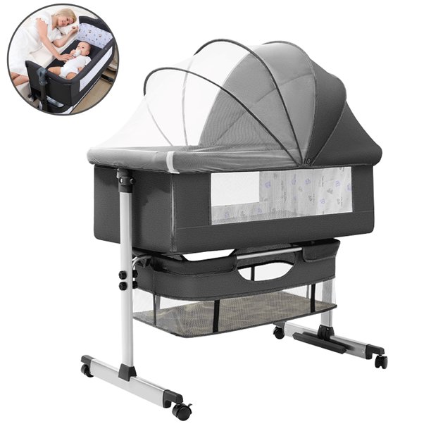 ZFITEI Bedside Sleeper( Gray)
