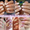 thumbnail image 6 of 8 Colors Iridescent Pearl Chrome Nail Powder, Aurora Pearl Nails Chrome White Pearl Chrome Powder for Nails Metallic Manicure Pigment, 6 of 7