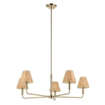 52731CPZ Kichler Lighting Bekah - 5 Light Chandelier-11.75 Inch Tall and 38 Inch Wide