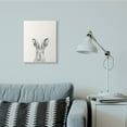 thumbnail image 2 of Stupell Industries Bunny Rabbit Portrait Grey Drawing Design Wall Plaque by Victoria Borges, 2 of 6