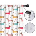 thumbnail image 4 of Blackout Kids Curtains,Colorful Funny Dachshund Childrens Insulated Curtains Set Of 2,Bedroom Essentials,Toddler Room Decor 52"x63"(132x160cm), 4 of 4