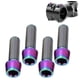 thumbnail image 4 of 4 tornillos cónicos de aleación de titanio para bicicleta de montaña, M6 x 18 mm, 4 of 10