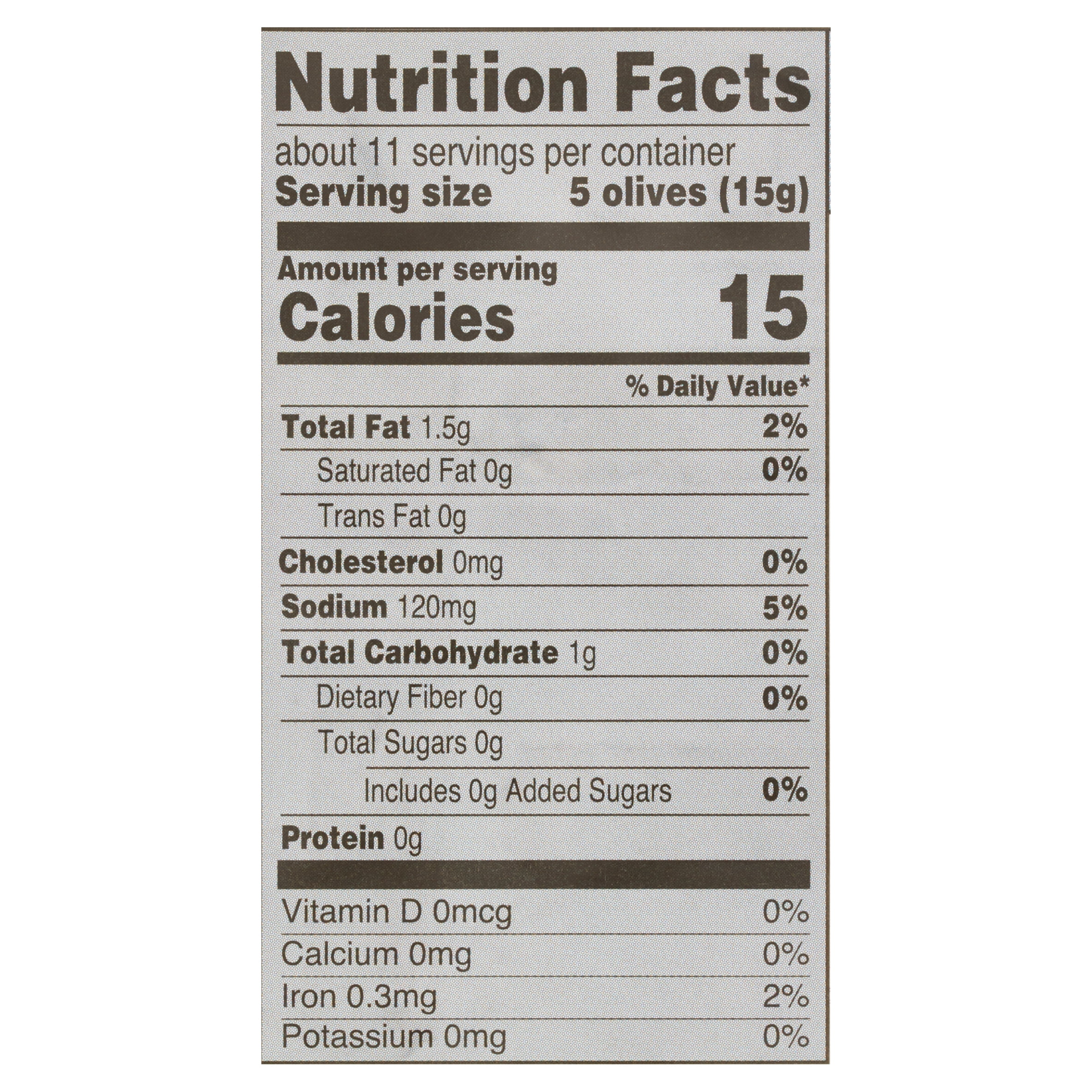 Great Value Medium Pitted Black Olives, 6 oz, 4 Count. Major Allergens Not Contained. Gluten Free.