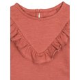 thumbnail image 4 of Modern Moments By Gerber Toddler Girl V-Neck Ruffle Top and Pant Set, 2-Piece, Sizes 12 Months - 5T, 4 of 8