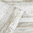 thumbnail image 3 of Caltero Wood Wallpaper Peel and Stick Wallpaper, Wood Grain Contact Paper for Cabinets, Waterproof Self Adhesive Rustic Wood Wallpaper Vinyl Vintage Contact Paper, 17.3" x 394" White and Gray, 3 of 9