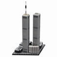 thumbnail image 2 of MOC-122768 World Trade Center (1973-2001)  Building Blocks Set Skyscraper MOC Bricks Construction Toys  1:1000, 2 of 5