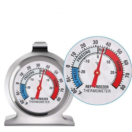 

Happylost Refrigerator Freezer Thermometer Large Dial Thermometer