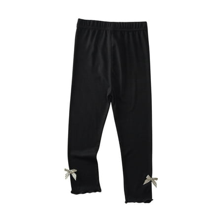 

KBKYBUYZ Summer Casual Girls Pants Capris Bow Decorative Elastic Thin Children s Pants On Sale