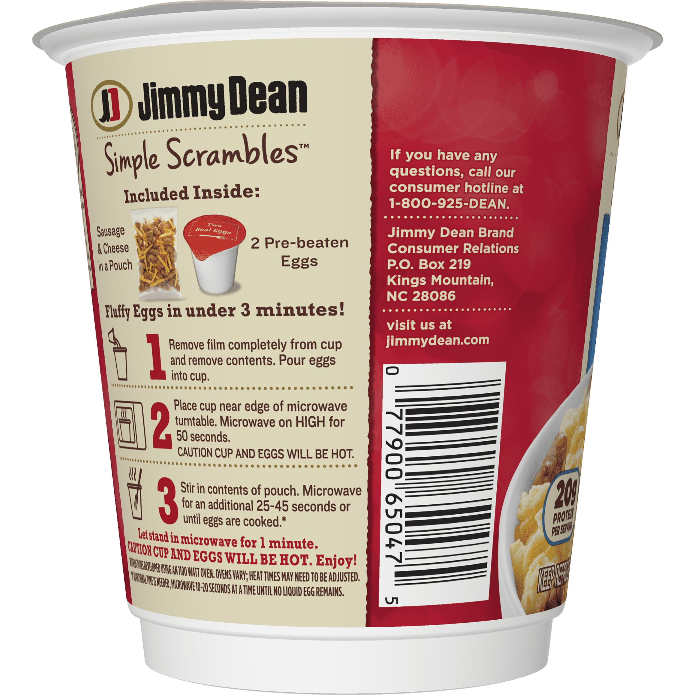 Jimmy Dean Scramblers Nutrition Facts Nutrition Ftempo