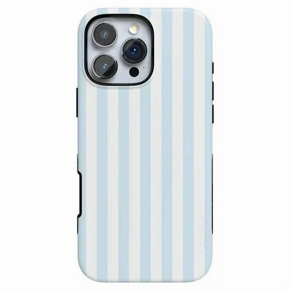 Blue Stripes Phone Case Compatible with iPhone 11 12 13 14 15 16 Pro Max