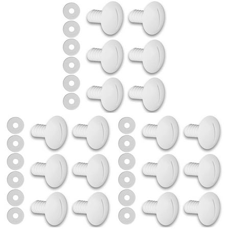 

Homemaxs 3 Sets of Plastic Wheel Screws Pool Cleaner Wheel Screws Gasket Pool Cleaner Parts