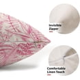thumbnail image 2 of Hot Pink Plant Lumbar Pillow Covers 12X20 Inch Herbs Botanical Fern Vintage Leaves Floral Decorative Pillow Cases Set of 2 Throw Pillows Farmhouse Home Decor for Sofa Couch Cushion Outdoor, 2 of 6