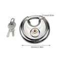 thumbnail image 4 of Birdeem Stainless Steel Round Cake Lock Warehouse Door Lock Chain Lock All Copper Heart Padlock, 4 of 10