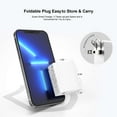 thumbnail image 4 of Esoulk 30W USB-C PD (Power Delivery), Ultra Compact, Folding Blades, Super Fast Charging Wall Charger for TCL 50 LE - White, 4 of 9