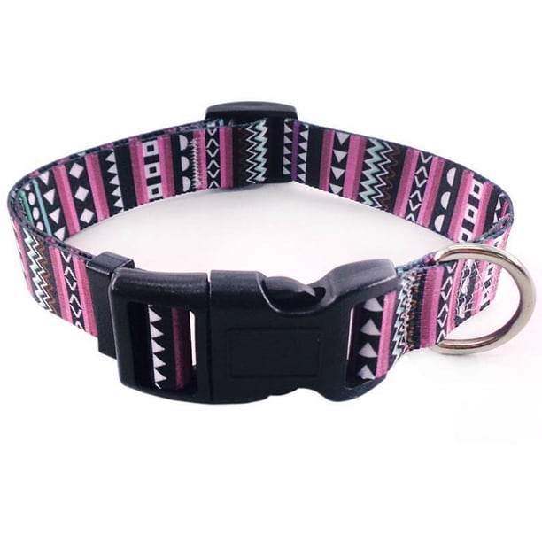 Collar para mascotas con estampado digital, collar bohemio, collar étnico de viento para perros