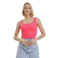 thumbnail image 1 of Lookus Womens Mercan Button Crop Top, 1 of 3