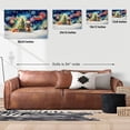 thumbnail image 5 of Merry Christmas and Happy New Year Santa Pug Holiday Xmas Winter 2025 Horizontal Matte Canvas Poster Dog Lover Gifts Wall Art Home Decor - 00024, 5 of 5