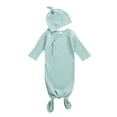 thumbnail image 1 of Fortune Baby Silkworm Cocoon Type Newborn Wrap Comfort Sleeping Bag Hat Set, 1 of 6